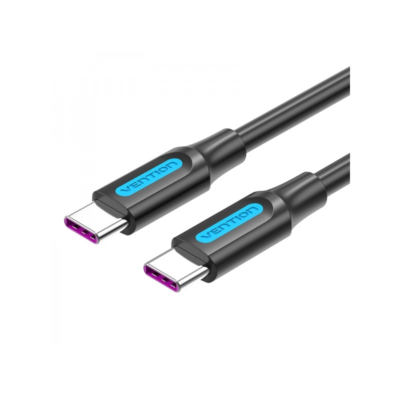 Vention Cavo da USB-C maschio a USB-C maschio - 2 m - 5A PD100W - Nero