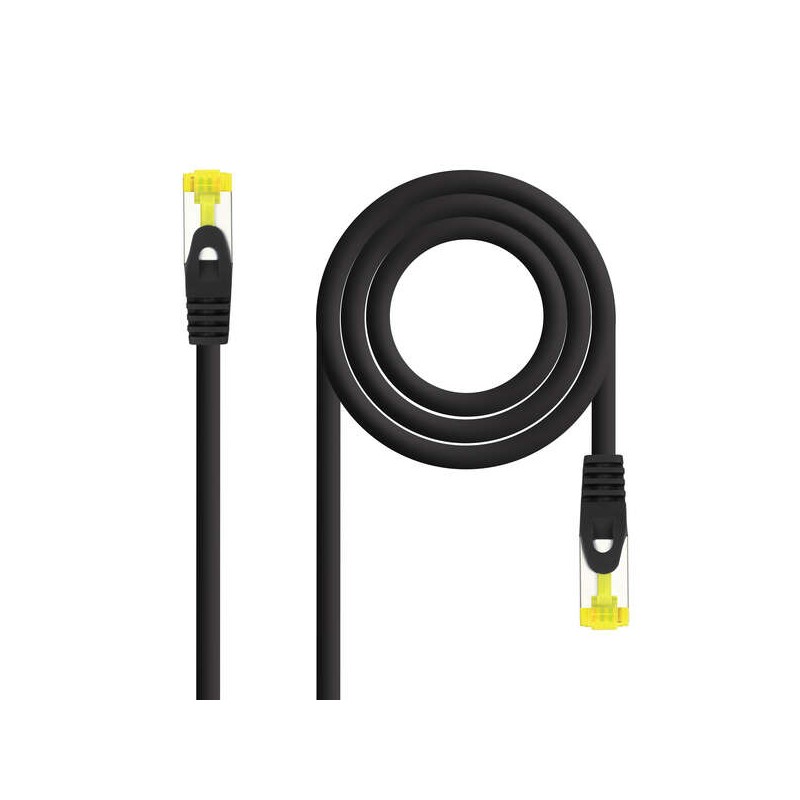Cavo toppa per cavo di rete Nanocable RJ45 LSZH Cat.6a SFTP AWG26 1m - Colore nero