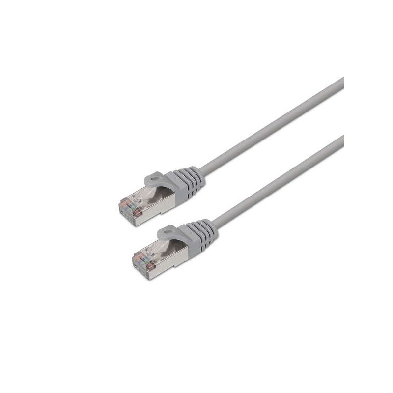 Aisens Cavo di Rete Patch Cord RJ45 Cat.6 FTP AWG24 - 15m - 10/100/1000 Mbit/s - Colore Grigio