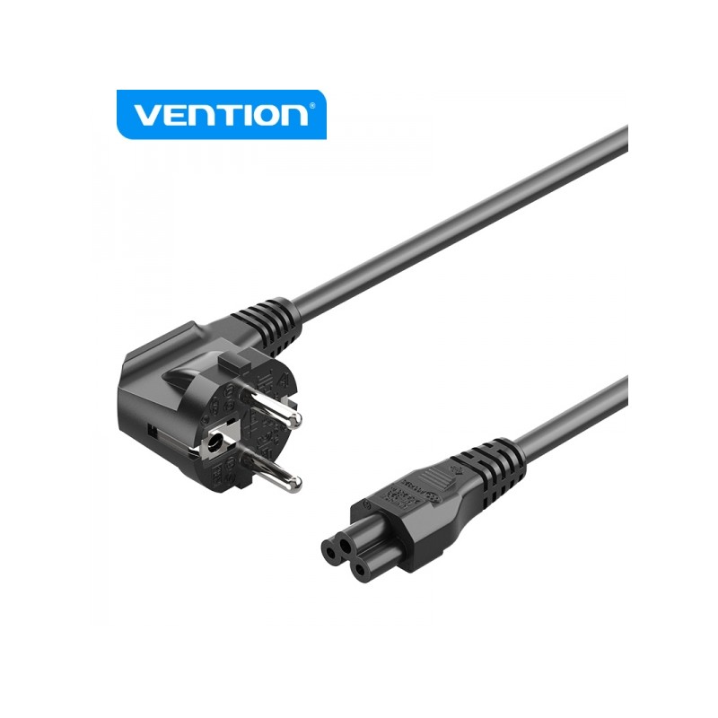 Vention Cavo di alimentazione EU C5 - 1.8 m - Nero - Colore nero