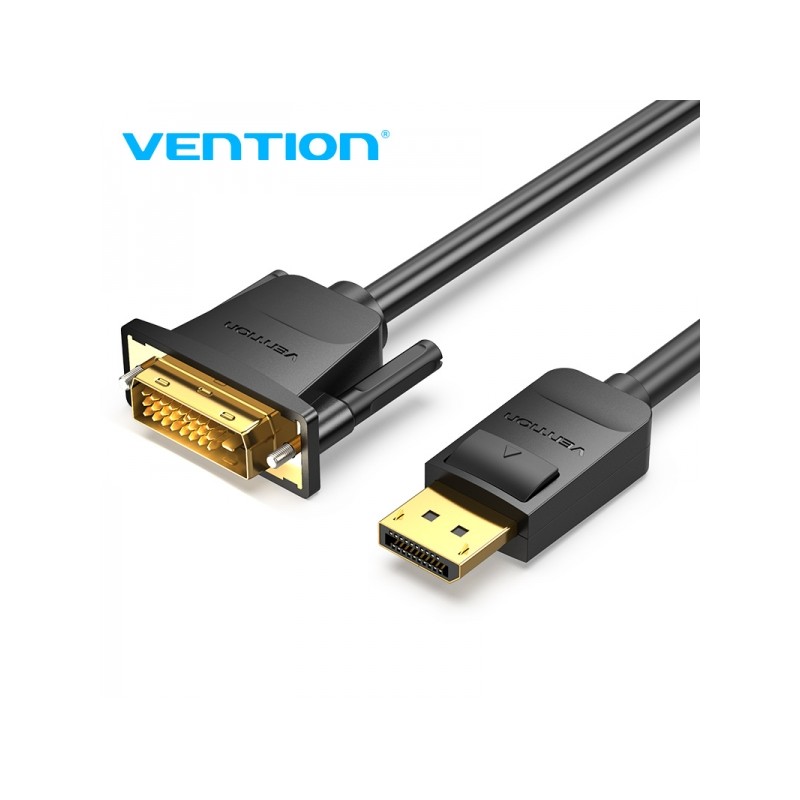 Convertitore Vention da DisplayPort maschio a DVI maschio - 1.5 m - Colore nero