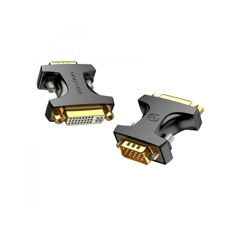 Adattatore VGA maschio a DVI femmina di Vention - Nero