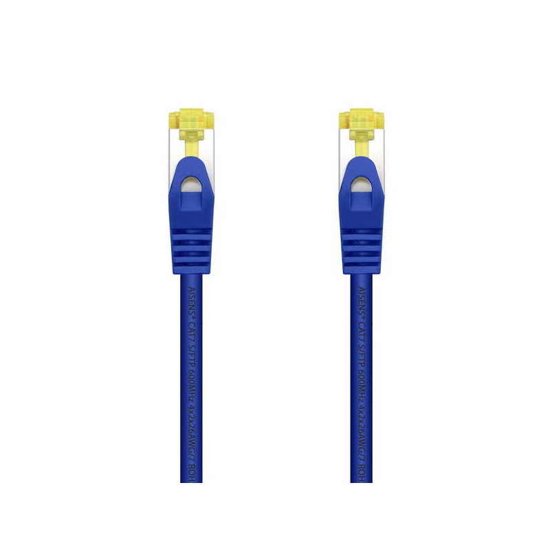 Cavo di rete Aisens Cavo patch RJ45 LSZH Cat.7 600 MHz S/FTP PIMF AWG26 - 2.0 M - Colore blu