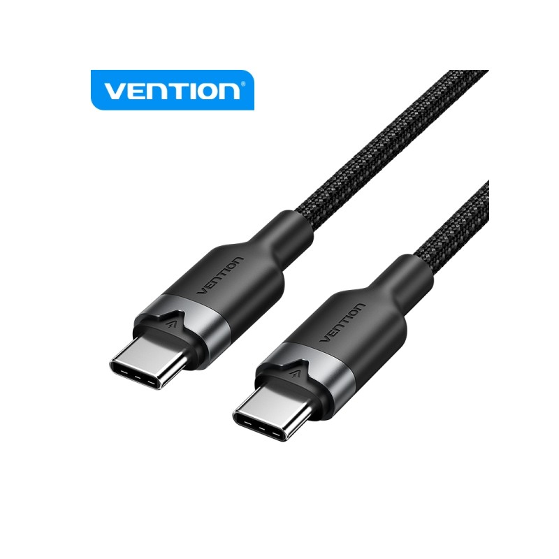 Vention Cavo USB 2.0 - Nichelato - 60W - 3A - 2m - Colore nero