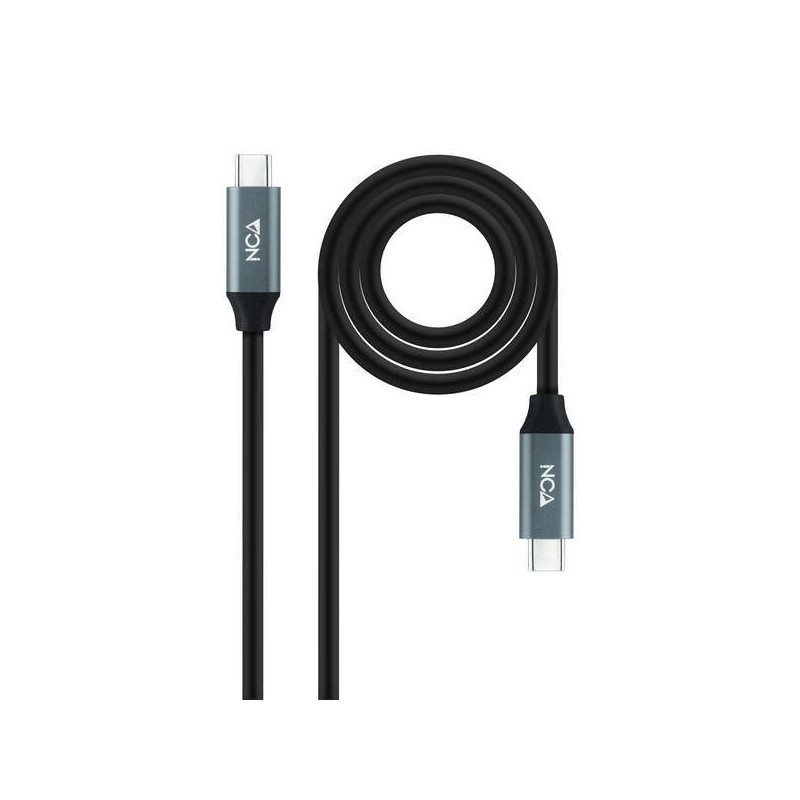 Cavo Nanocable USB 3.2 Gen2X2 100W 4K/60Hz USB-C M/M 1m - Nero