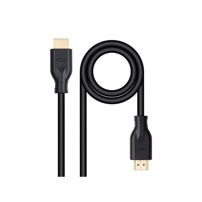 Cavo HDMI Nanocable V2.0 4K@60Hz 18Gbps CCS 7m - Nero