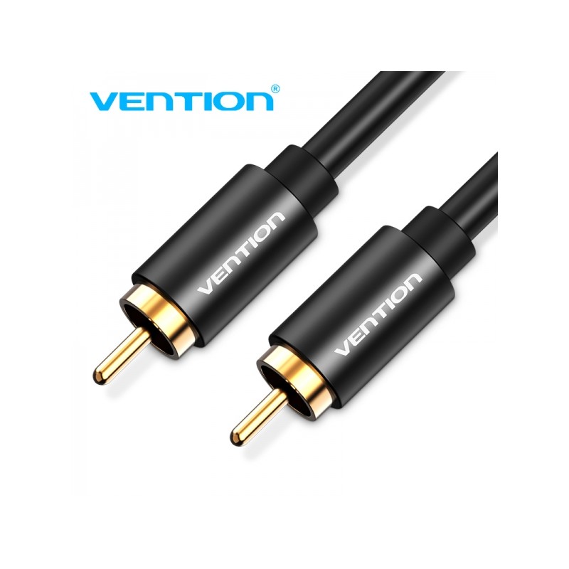 Vention Cavo stereo da RCA maschio a RCA maschio - 1 m - Colore nero