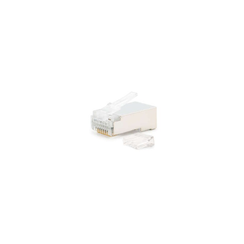 Connettore Nanocable per cavo di rete RJ45 Cat.6 FTP 8 fili 10 unità.
