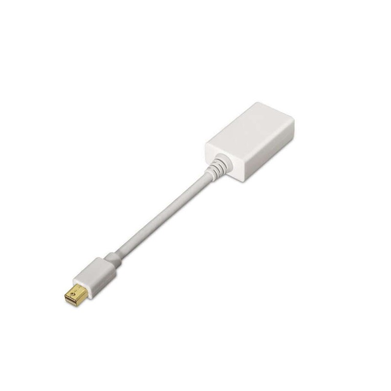 Convertitore Aisens Mini DP a HDMI - mDP/M-HDMI A femmina - 15 cm - Colore bianco