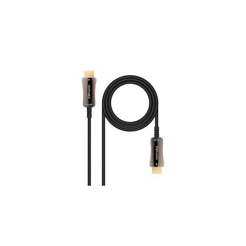 Cavo Nanocable HDMI v2.1 AOC maschio a HDMI v2.1 maschio 20 m - 8K@60Hz 4K@120Hz 48Gbps - Nero