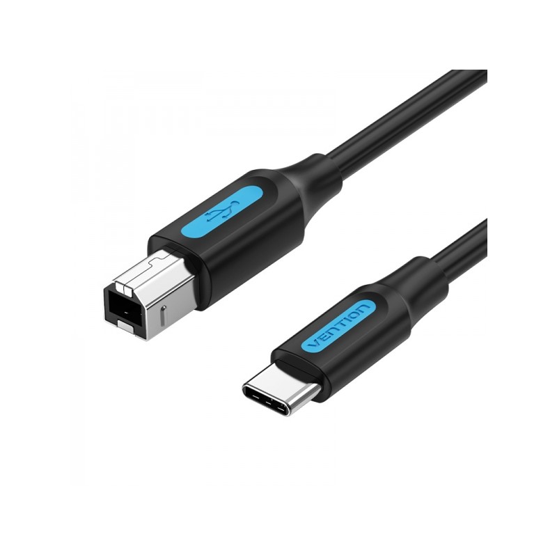 Vention Cavo stampante da USB-C 2.0 a B - 2 m 2A - Colore nero