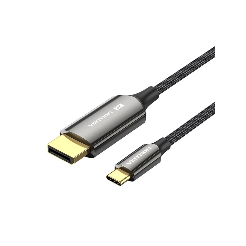 Vention Cavo da USB-C a DisplayPort 8K - 0.5 m - nero - intrecciato
