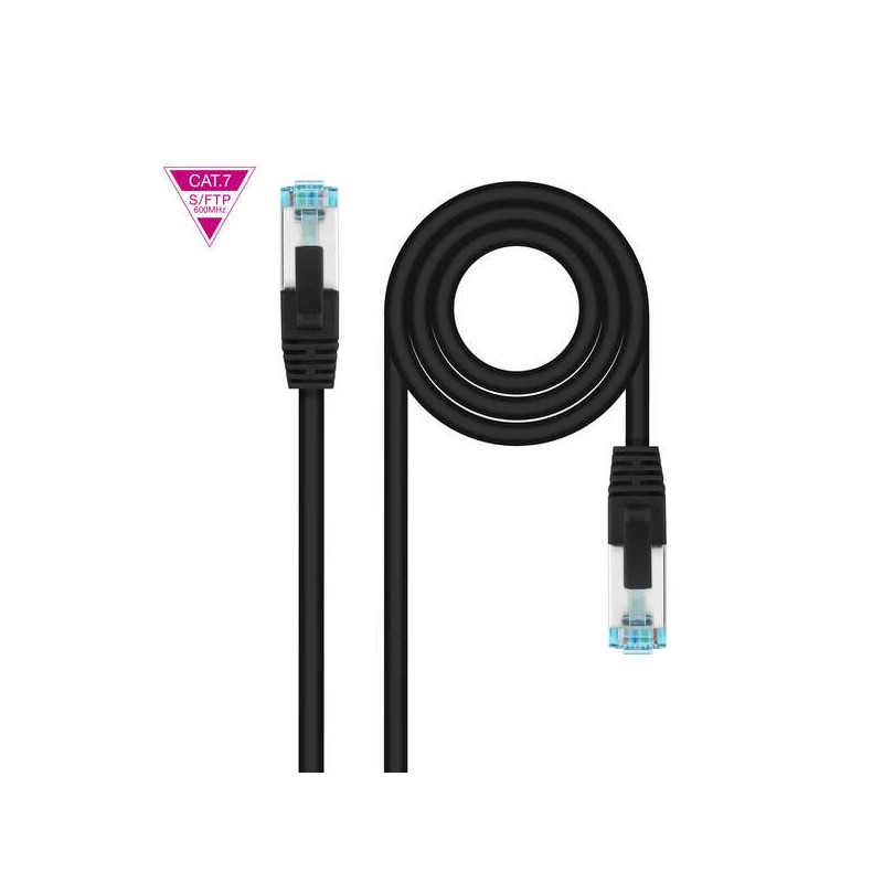 Cavo di rete Nanocable  Cat.7 LSZH SFTP PIMF AWG26 2m - Colore nero