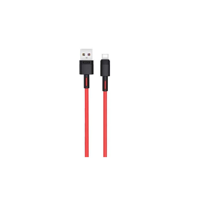 Cavo di ricarica rapida USB XO NBQ166 - Tipo C - 5 A - 1 m - Rosso