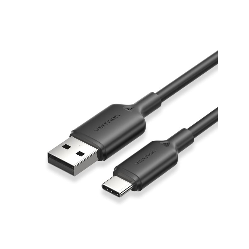 Vention USB-C 2.0 a USB-A 3A 60W - 2 m - PVC - Colore nero