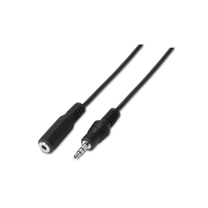 Cavo Audio Stereo Aisens - JACK 3.5/M-JACK 3.5/H - 1.5m - Colore Nero