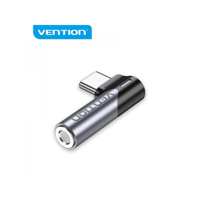 Adattatore Vention da USB-C maschio a 3.5 mm femmina - Grigio alluminio