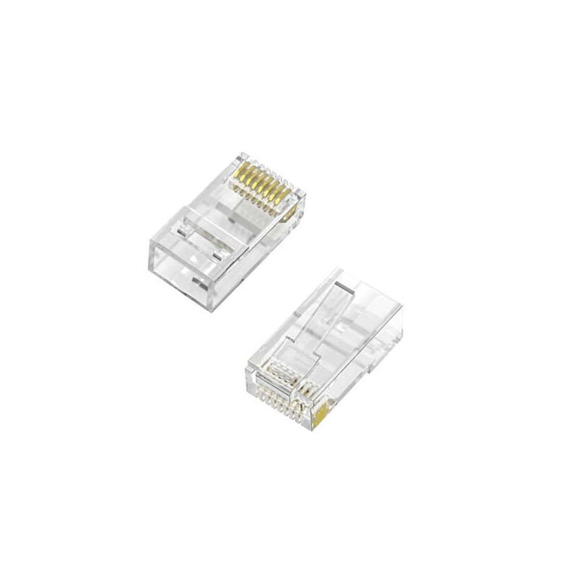 Aisens Confezione da 50 Connettori RJ45 8 Fili CAT.6 AWG24
