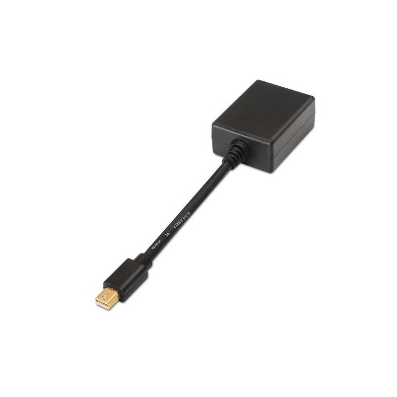 Convertitore Aisens Mini DP a SVGA - mDP/M-SVGA femmina - 15 cm - colore nero
