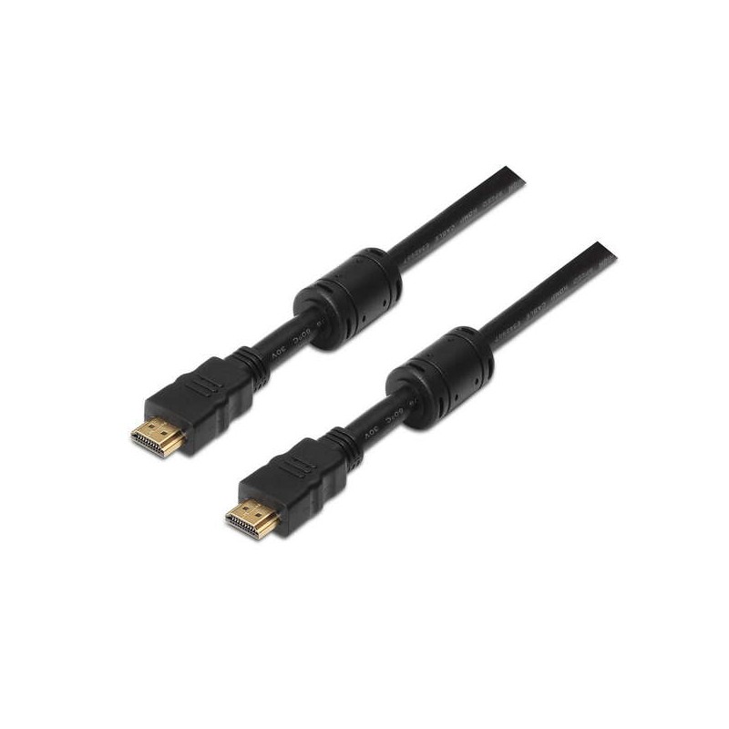 Cavo HDMI Alta Velocità Aisens / HEC con Ferrite - A Maschio-A Maschio - 10m - Full HD - Colore Nero