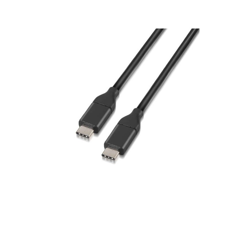 Cavo USB 3.1 Gen2 Aisens 10Gbps 3A - Tipo USB-C/M-USB-C/M - 1.0 m - Colore Nero