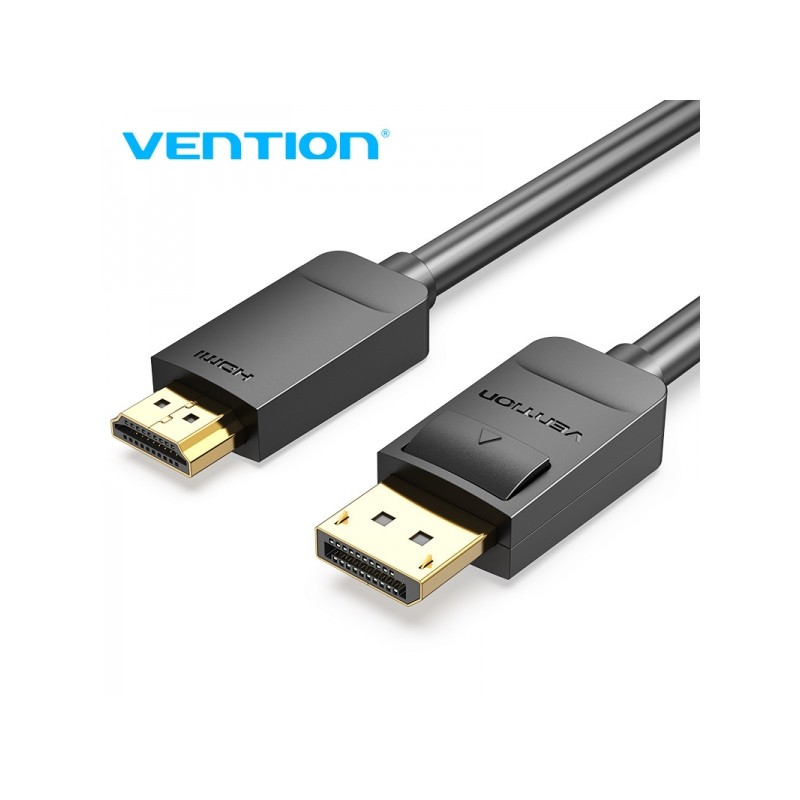 Vention Cavo convertitore da Displayport maschio a HDMI maschio - 2 m - Nero