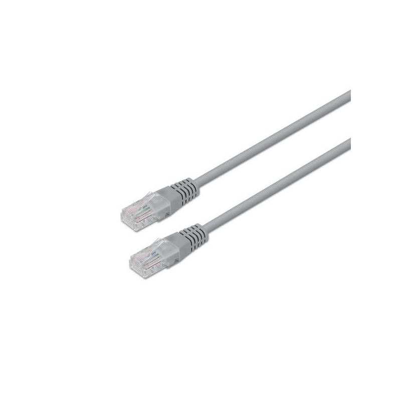 Cavo di rete Aisens Patch Cord RJ45 LSZH Cat.6 UTP AWG24 - 15 m - Senza alogeni - 10/100/1000 Mbit/s - Colore grigio