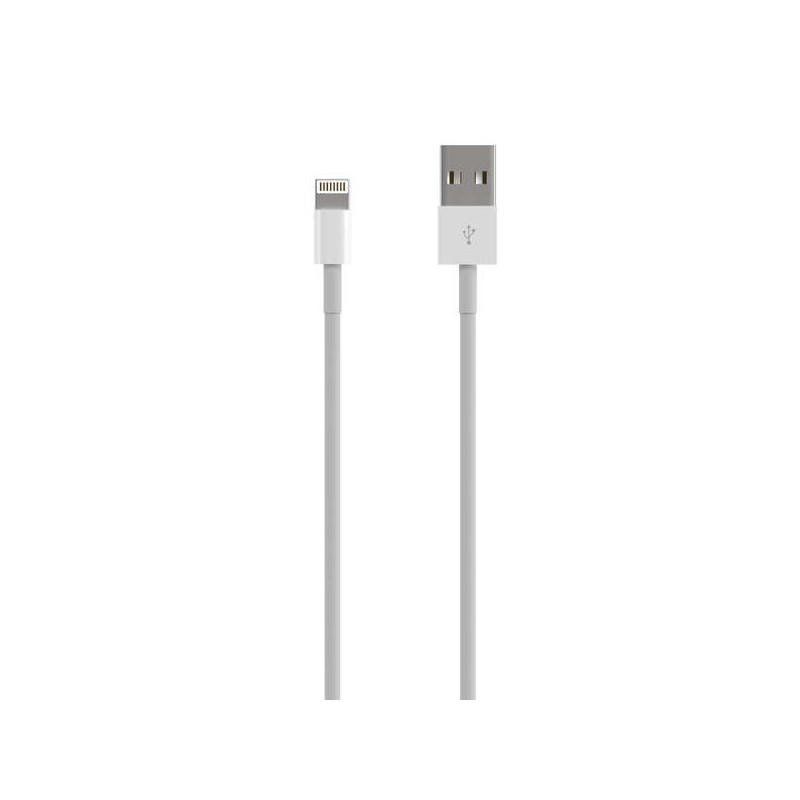 Cavo Aisens da Lightning a USB 2.0. Lightning/M-USB A maschio - 0.5 m - Bianco