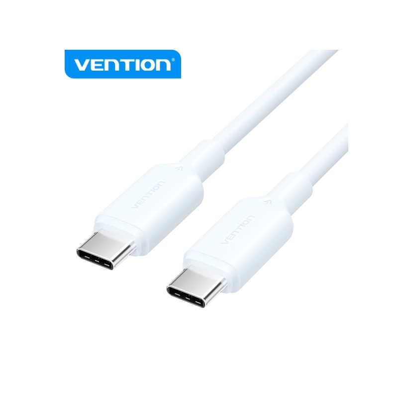 Cavo USB Vention - Connessione USB-USB - Contatti nichelati - Potenza 60W - Corrente massima - 3A - Colore blu - Colore 