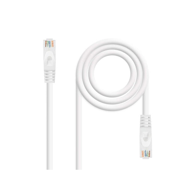 Cavo patch per cavo di rete Nanocable  LSZH Cat.6A UTP AWG24 30 cm - Colore bianco