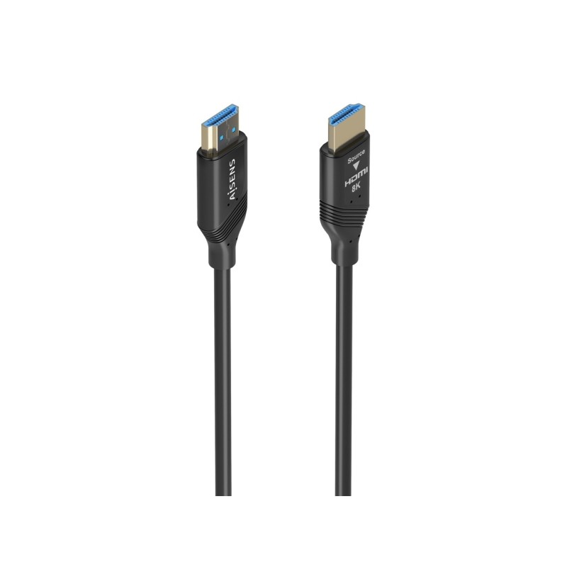 Cavo HDMI Aisens V2.1 AOC Ultra High Speed - HEC 8K@60HZ 4K@120HZ 4:4:4 48GBPS - 10 m - Colore nero