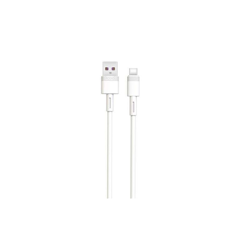Cavo di ricarica rapida USB XO NBQ166 - Tipo C - 5 A - 1 m - Bianco