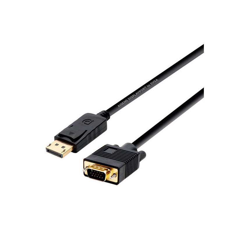 Cavo convertitore Aisens Displayport a VGA - DP/M-VGA/M - 2.0 m - Nero