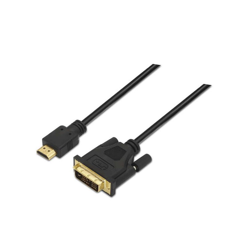 Cavo DVI a HDMI Aisens - DVI18+1/Maschio-HDMI A Maschio - 1.8 m - Full HD - Colore Nero