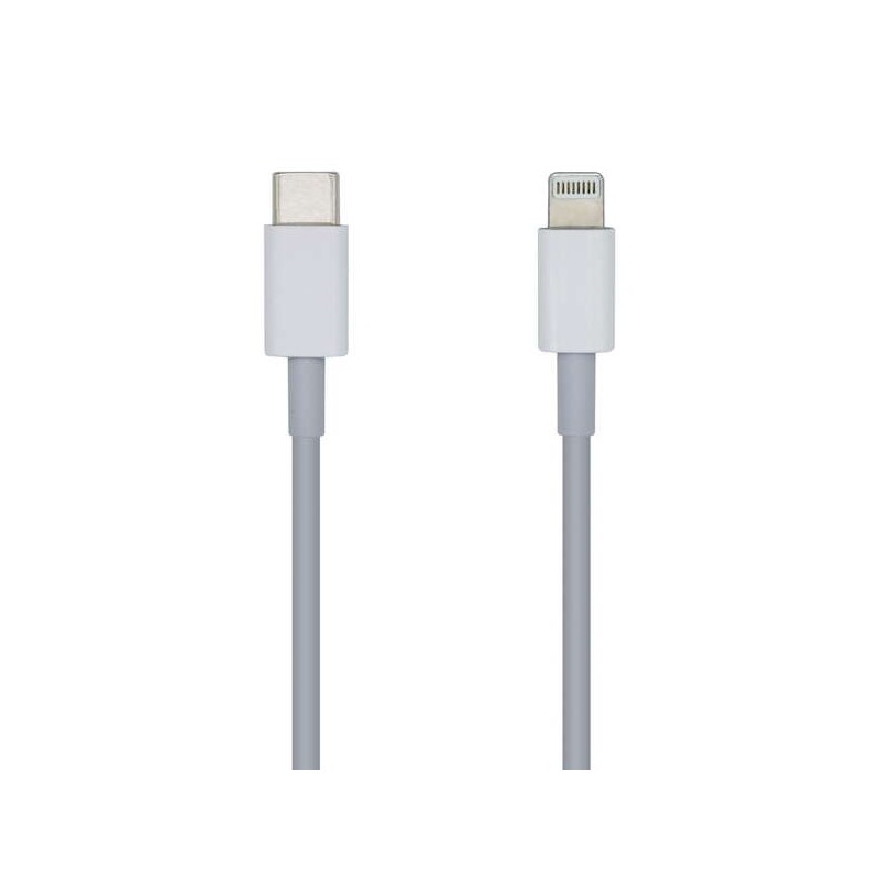 Cavo Aisens Lightning a USB-C USB 2.0 - Lightning/M-USB-C/M - 20 cm - Bianco