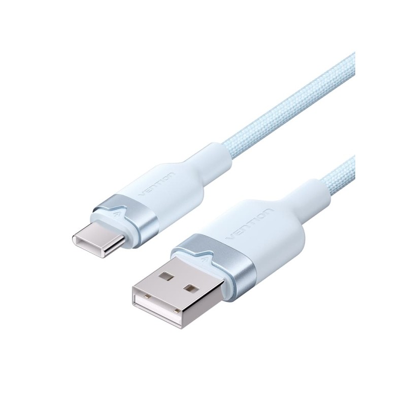 Vention Cavo da USB-C 2.0 a USB-A 3A 60W - 1 m - Attorcigliato - Blu - Blu