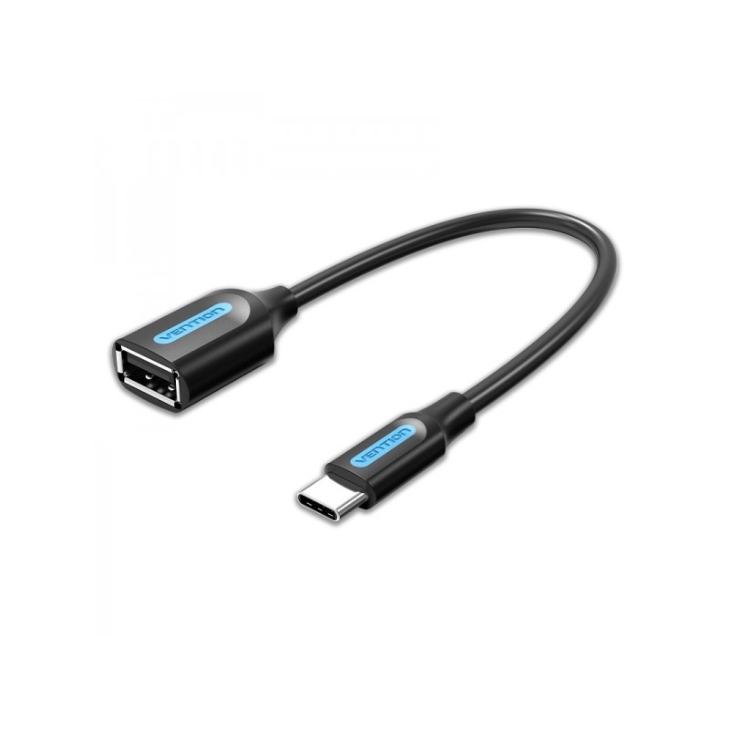Convertitore USB-C maschio a USB A femmina di Vention - 0.15 m - Nero