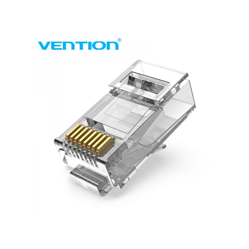 Vention Confezione da 50 connettori di rete UTP RJ45 Cat.6A UTP