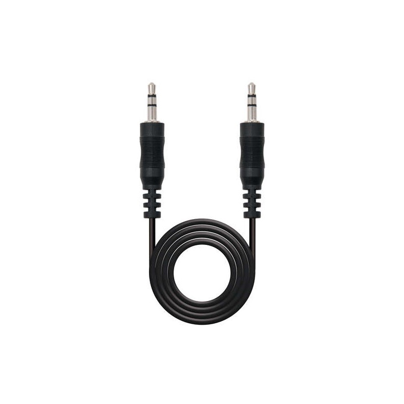 Cavo audio stereo Nanocable  jack da 3.5 mm maschio a jack da 3.5 mm maschio 3 m - colore nero
