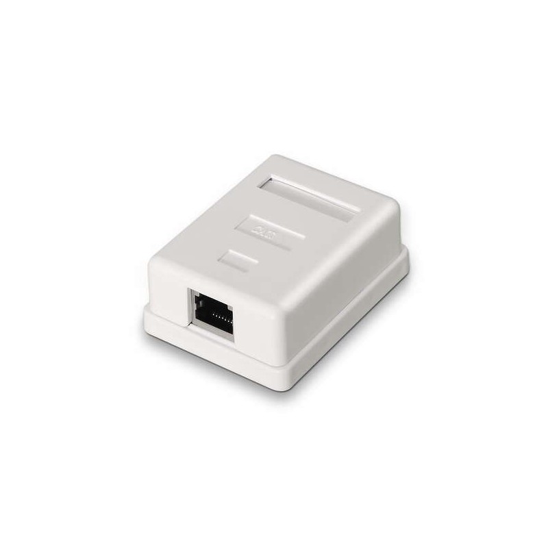 Aisens Rosetta di superficie RJ45 Cat.6 FTP 1 presa - Colore bianco