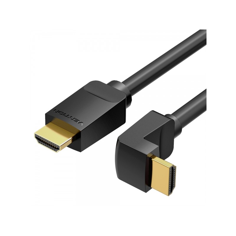 Vention HDMI maschio a HDMI maschio 90° angolato 4K 2.0 - 3 m - Nero