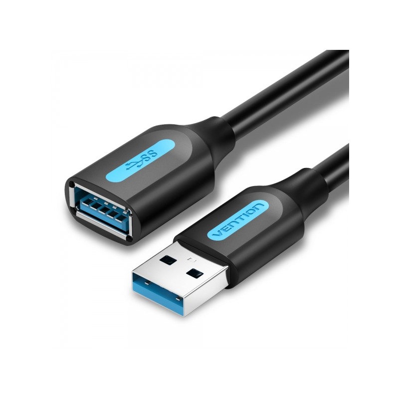 Vention Cavo di prolunga USB 3.0 USB 3.0 A maschio - A femmina - 3 m - Nero