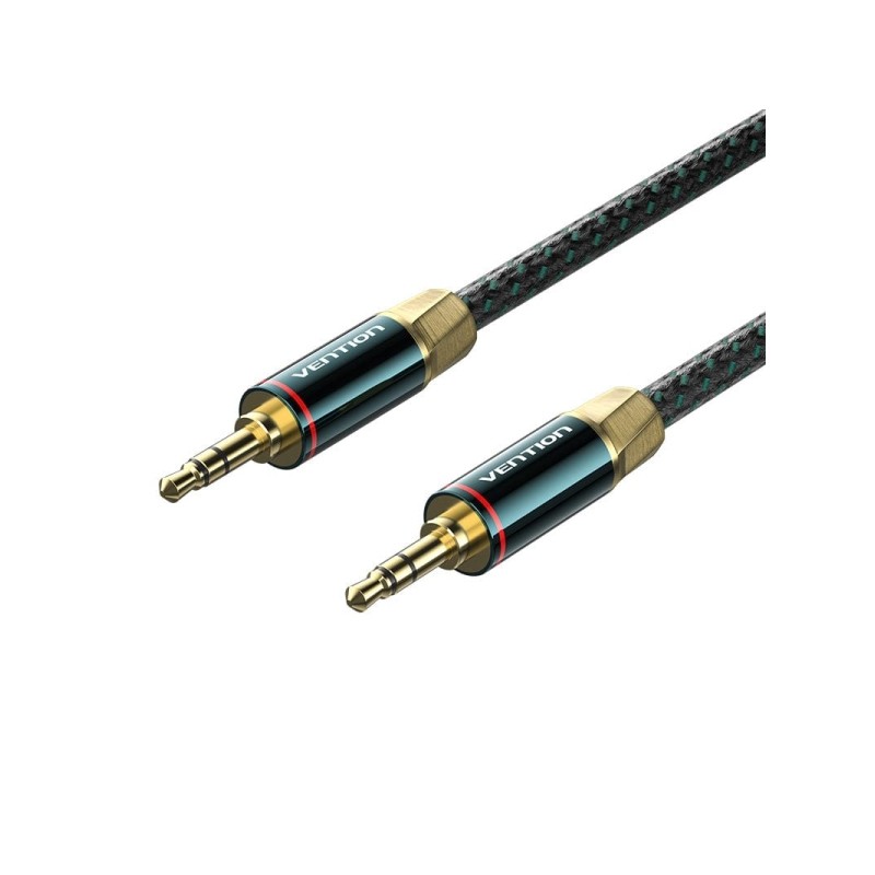 Cavo Vention da Jack 3.5 maschio a Jack 3.5 maschio - 10 m - Intrecciato - Colore verde