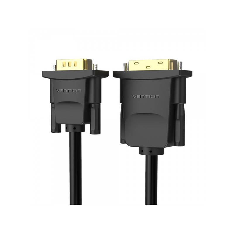 Vention Convertitore da DVI maschio a VGA maschio - 1 m - Colore nero