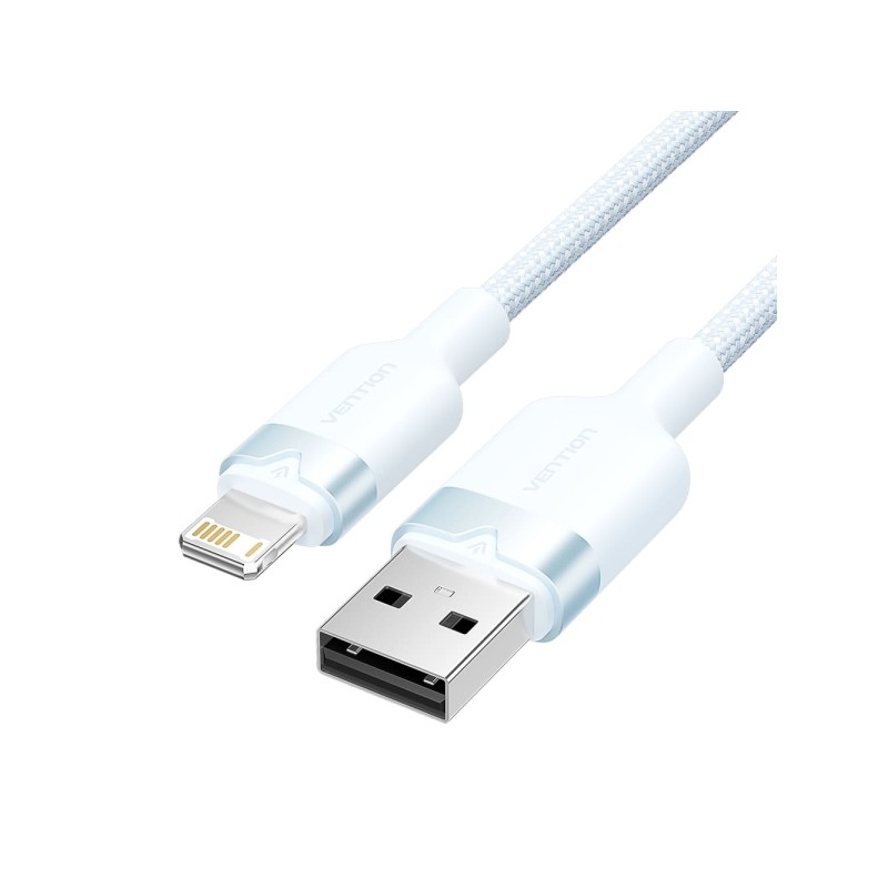 Vention Cavo da USB-A a Lightning 2.4A - 2 m - Attorcigliato - Blu - Colore blu