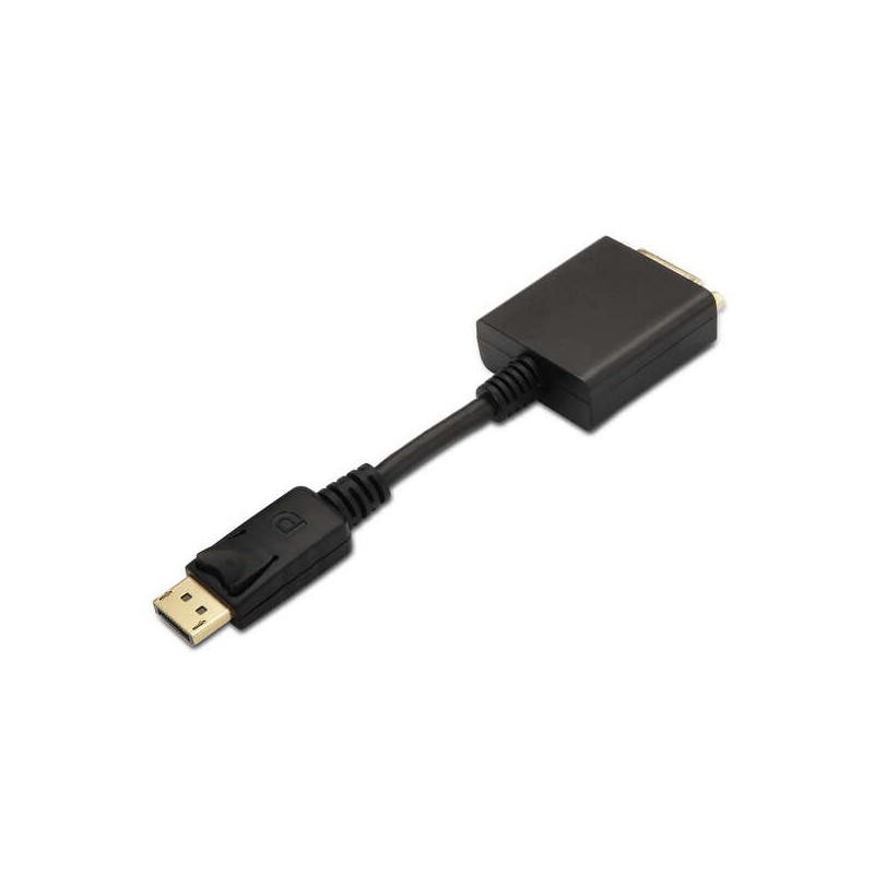 Convertitore Aisens Displayport a DVI Single Link - DP/M-DVI/H - 15 cm - Nero