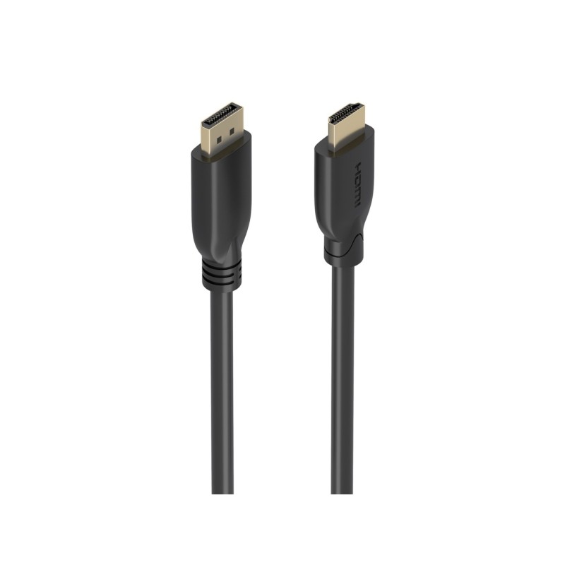 Cavo convertitore Aisens da Displayport a HDMI 4K@60HZ - da DP-M a HDMI-M - 5 m - Colore nero