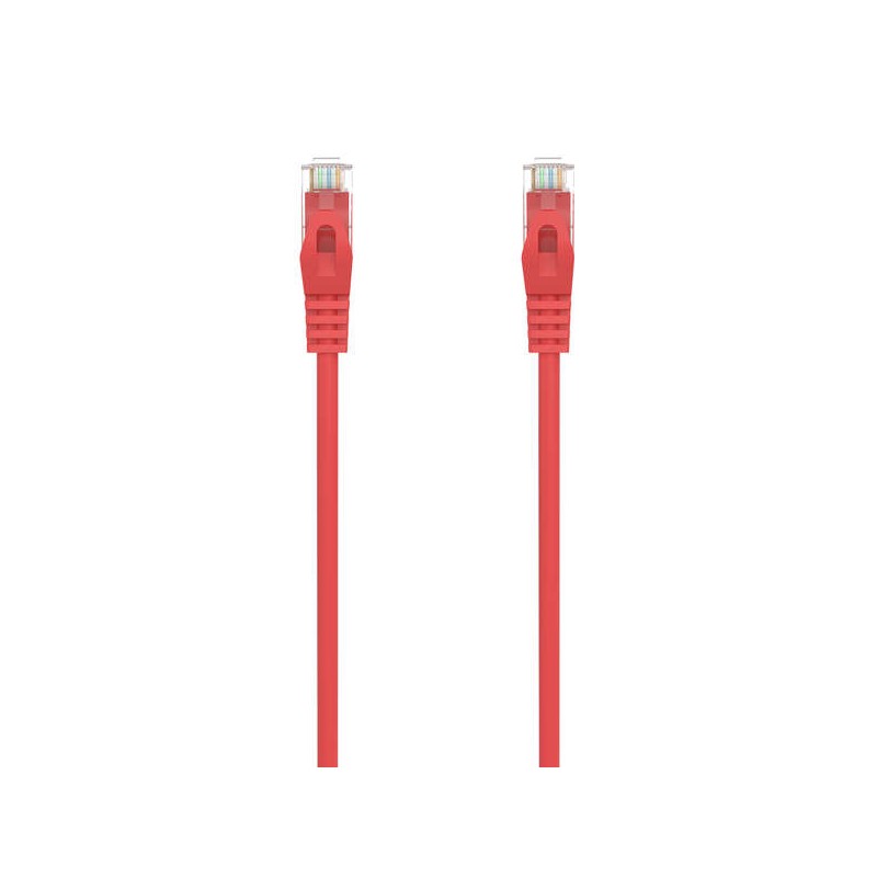 Cavo toppa del cavo di rete Aisens RJ45 LSZH CAT.6A 500 MHZ UTP AWG24 - 1.5M - Colore rosso