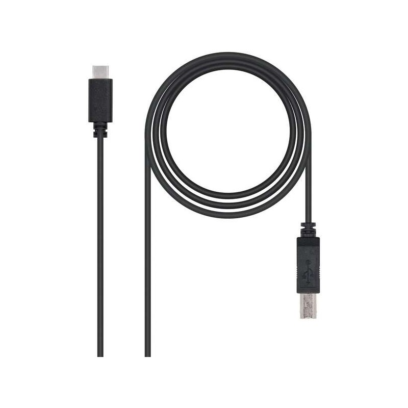 Cavo stampante Nanocable USB-B 2.0 maschio a USB-C maschio 1 m