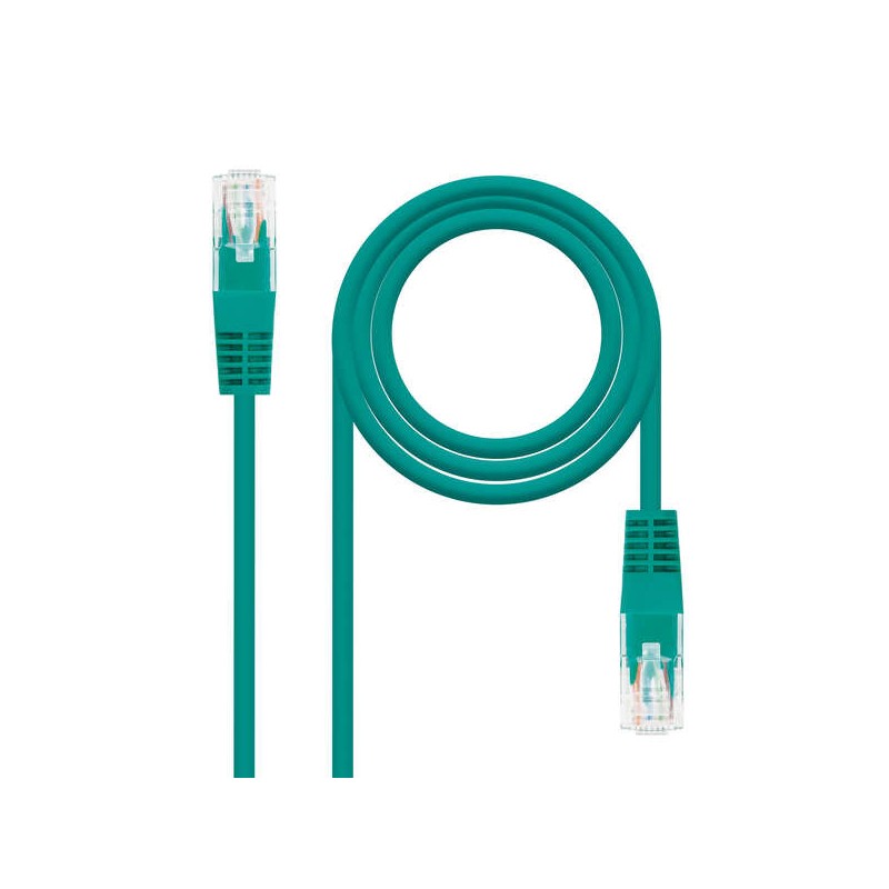Cavo di rete Nanocable  patch cord RJ45 Cat.6 UTP AWG24 1 m - Colore verde